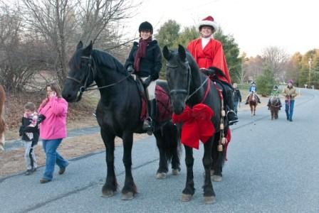 Christmas caroling at Harrington Ridge neighborhood resized 600
